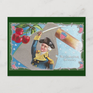 George Washington och körsbär Vykort