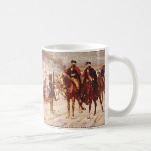 George Washington och Lafayette på dalsmedjan Kaffemugg