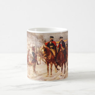 George Washington och Lafayette på dalsmedjan Kaffemugg