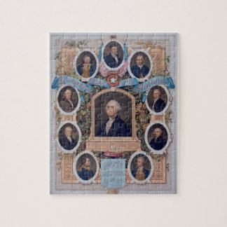 George Washington och masonsna av revolutionen Pussel