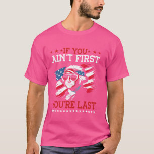 George Washington Om du inte är först är du sist 4 T Shirt