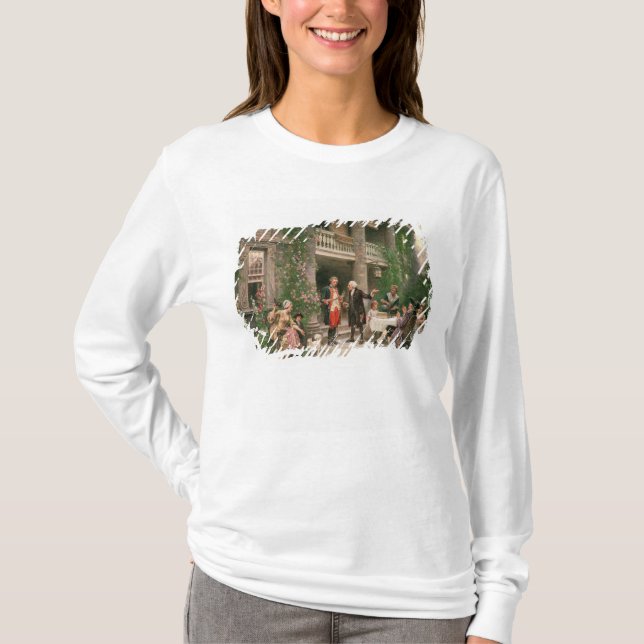 George Washington på Bartrams trädgård T-shirt (Framsida)