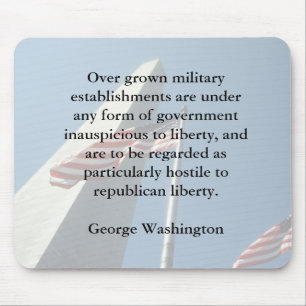 George Washington på den militära Mousepaden Musmatta