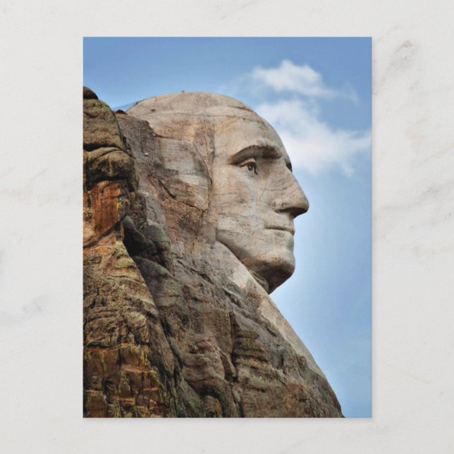 George Washington på den Mount Rushmore vykortet Vykort (Framsida)