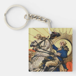 George Washington på hästrygg