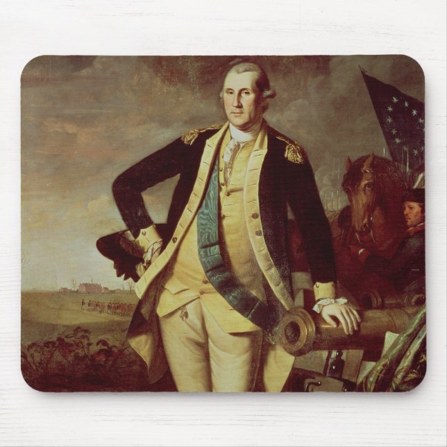 George Washington på Princeton, 1779 Musmatta (Framsidan)