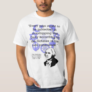George Washington på religion i regering T-shirt