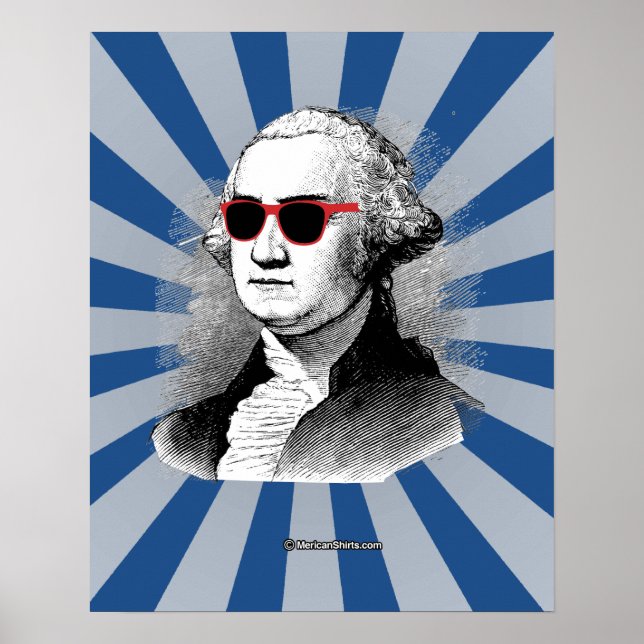 George Washington Party Glasses Poster (Framsidan)