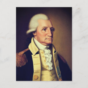 George Washington porträtt (1790) Vykort