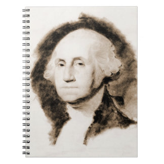 George Washington Porträtt 1850 Anteckningsbok