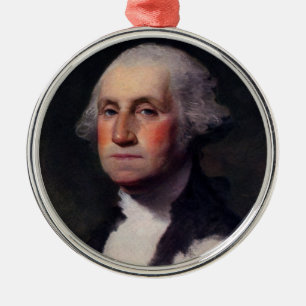 George Washington Porträtt 1 Julgransprydnad Metall