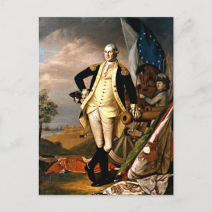 George Washington, porträtt, förste presidenten Vykort