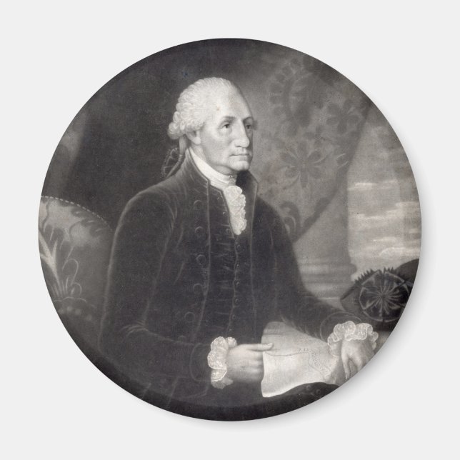 George Washington Porträtt magnet (Framsidan)
