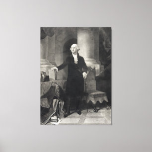 "George Washington Porträtt", omslaget canvas prin