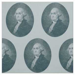 George Washington Porträtt Oval Tyg