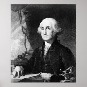 "George Washington Porträtt" poster/skriver ut Poster