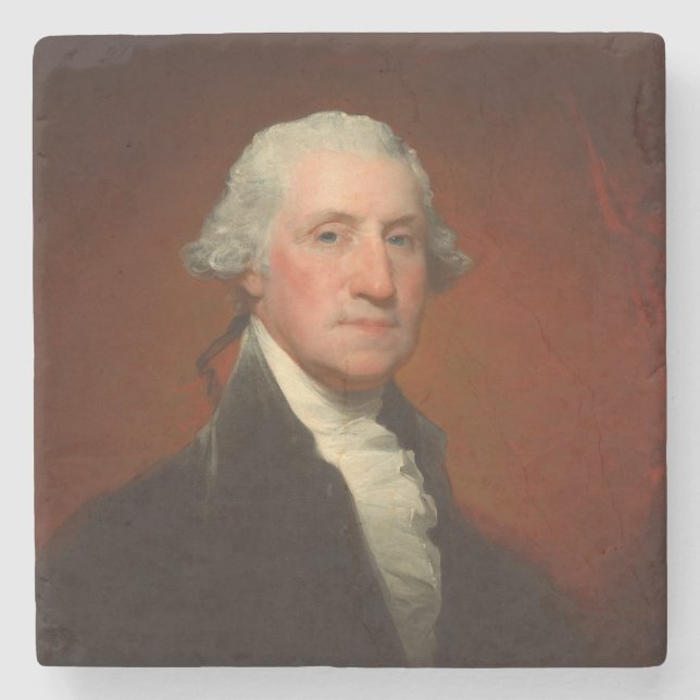 George Washington Porträtt Stenunderlägg (Framsidan)
