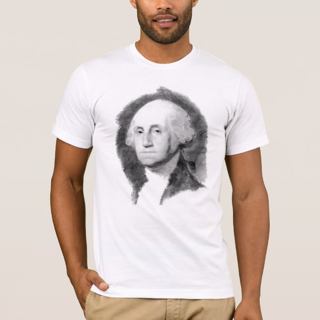 George Washington Porträtt t-shirt (Framsida)