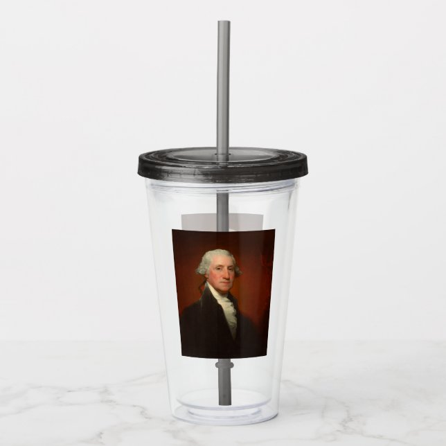 George Washington Porträtt Take Away Mugg (Framsida)