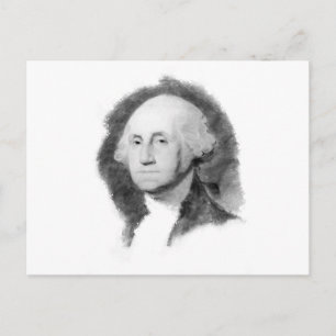 George Washington Porträtt vykort