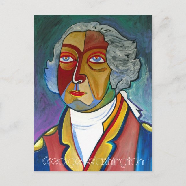 George Washington Post Card Vykort (Framsida)