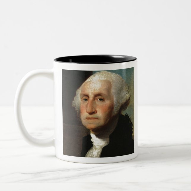 George Washington President Två-Tonad Mugg (Vänster)