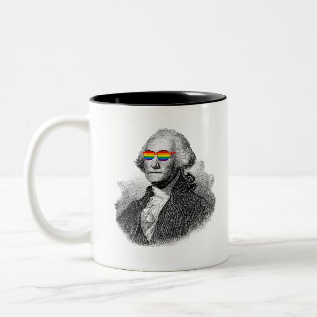 George Washington Pride Två-Tonad Mugg (Vänster)