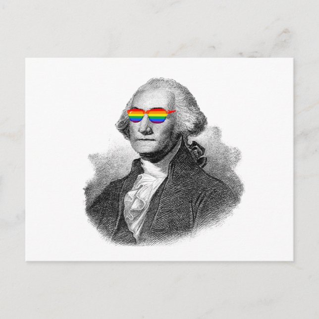 George Washington Pride Vykort (Framsida)