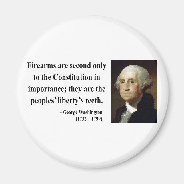 George Washington Quote 6b Magnet (Framsidan)