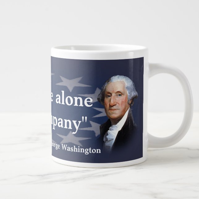 George Washington Quote på Bad Company Jumbo Mugg (Höger)