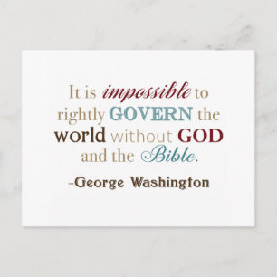 George Washington Quote Vykort