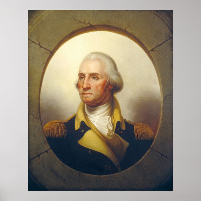 George Washington, Rembrandt Peale Fine Art Poster (Framsidan)