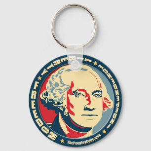George Washington - revolution: OHP Keychain Nyckelring