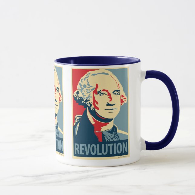 George Washington - revolution: OHP-mugg Mugg (Höger)
