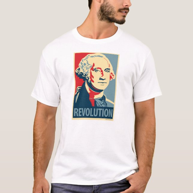 George Washington - revolution: OHP-T-tröja Tee (Framsida)