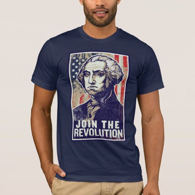 George Washington revolution T Shirt (Framsida)