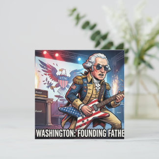 George Washington Rockstjärna - Grundlagsfader til Inbjudningar