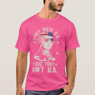 George Washington Roligt Stars Strips USA Flagga 4 T Shirt