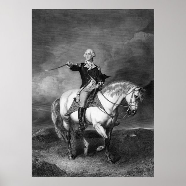 George Washington Salute poster/skriver ut Poster (Framsidan)