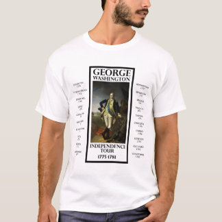 George Washington självständighet turnerar Tee