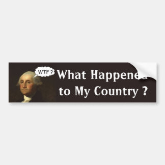George Washington snurr i hans grav Bildekal