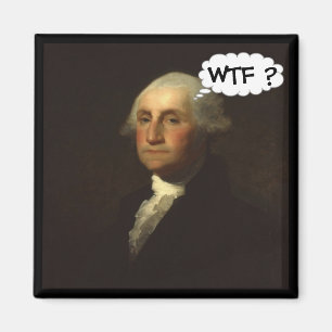 George Washington snurr i hans grav Magnet