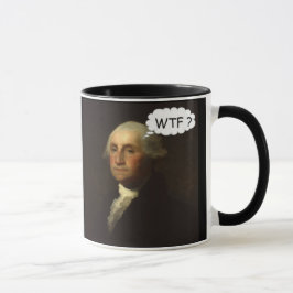 George Washington snurr i hans roliga grav Mugg