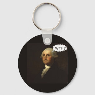 George Washington snurr i hans roliga grav Nyckelring
