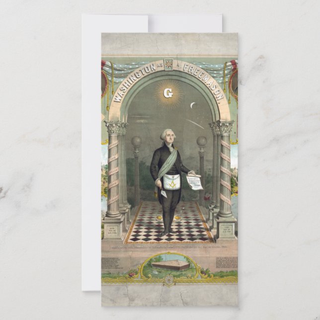 George Washington som Freemason (Framsida)