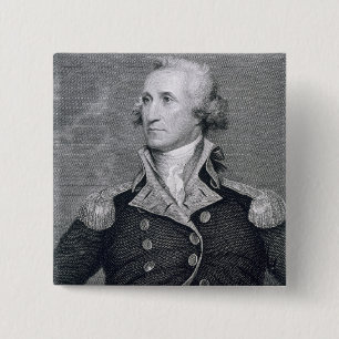 George Washington som inristas av Asherbruntet Knapp
