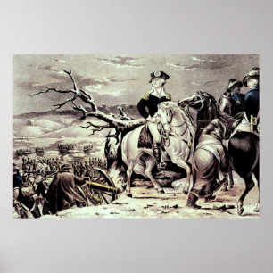 George Washington som korsar Delaware Poster