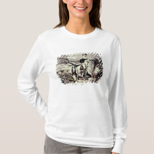 George Washington som korsar Delaware Tee Shirt