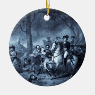George Washington som soldat ornament