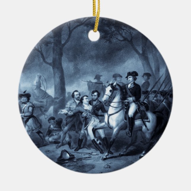 George Washington som soldat ornament (Framsidan)